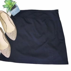 A-Line Black LOFT Skirt